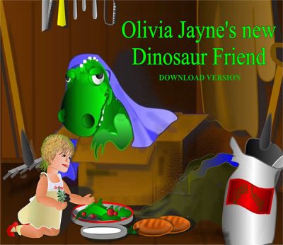 Olivia Jayne's New Dinosaur Friend